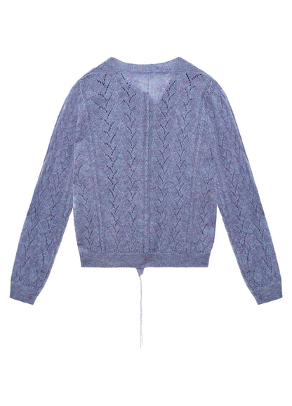 Cozy Botanical Knit Cardigan