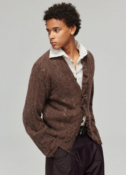 Cozy Botanical Knit Cardigan