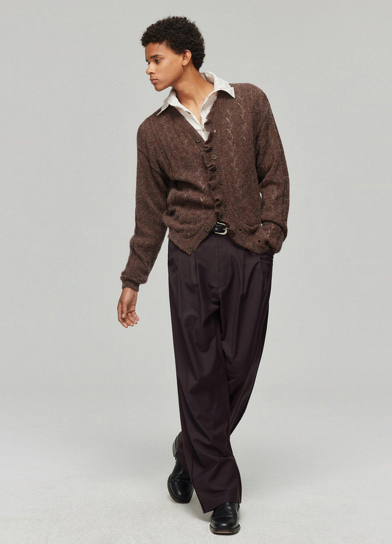 Cozy Botanical Knit Cardigan
