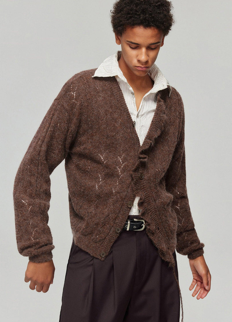 Cozy Botanical Knit Cardigan