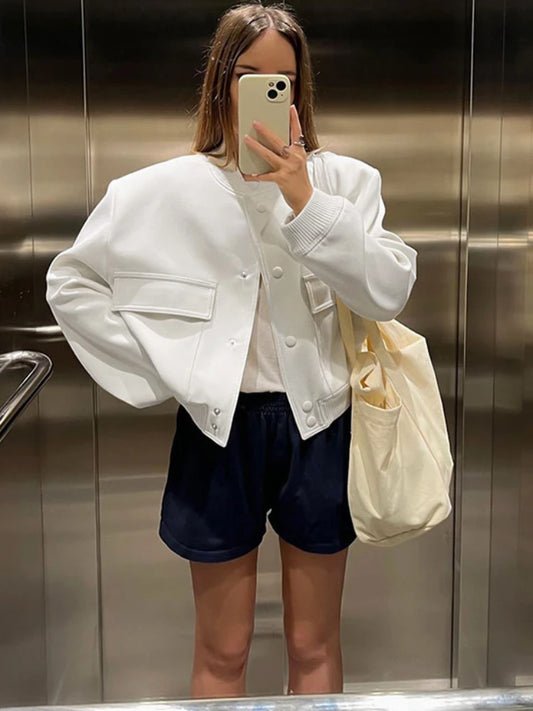Slim Cotton Jackets for Winter Long Sleeve Short Coat Woman Street Temperament Clothes ’s Autumn