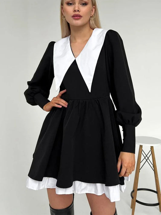Splice Mini Dress for Party Club Night Folds ’s Evening Dress Hot Street Dresses