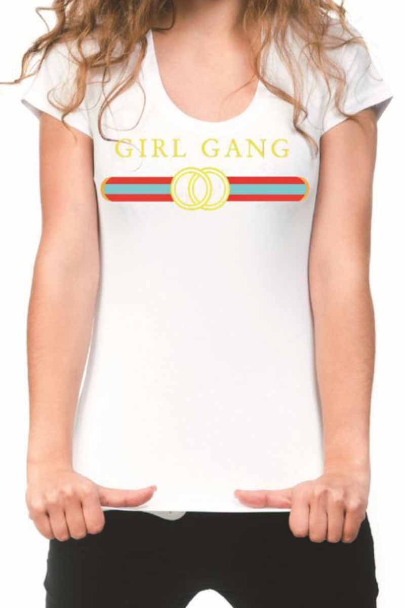 Girl Gang Round Neck T-shirt