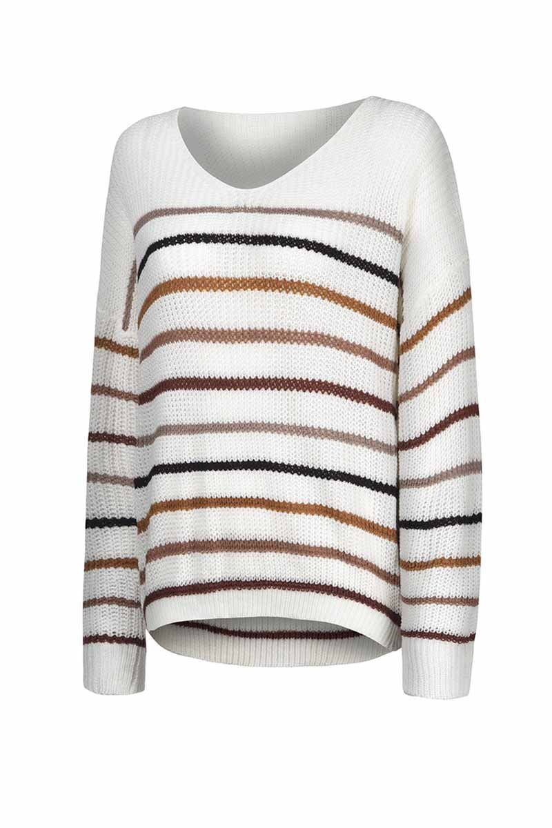 Loose Striped Sweater