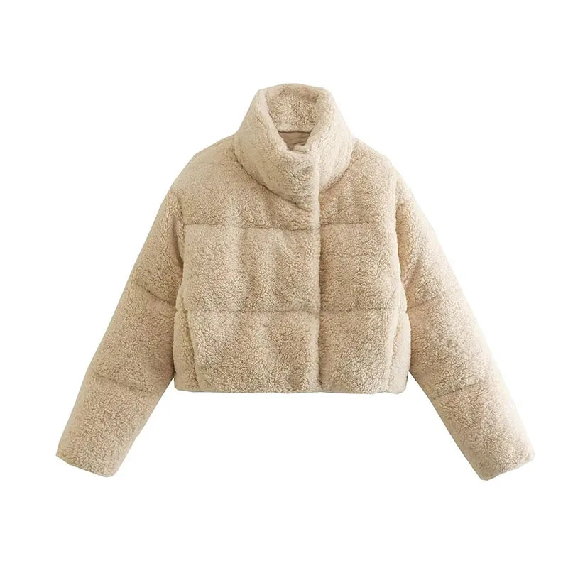 Winter Turtleneck Long Hide Thick Coat