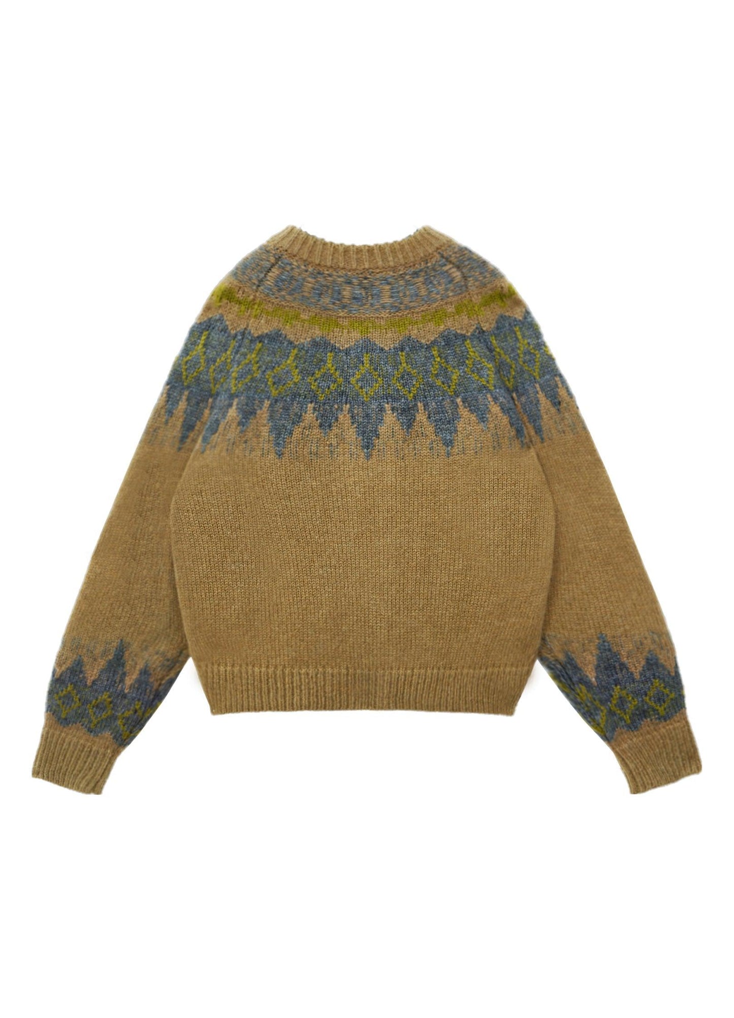 Cozy Tartan Wool Blend Zip-up Sweater
