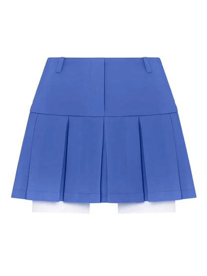 New Mini Skirt for High Waist Y2k Skirts Set Bottom Black Pleated Skirts