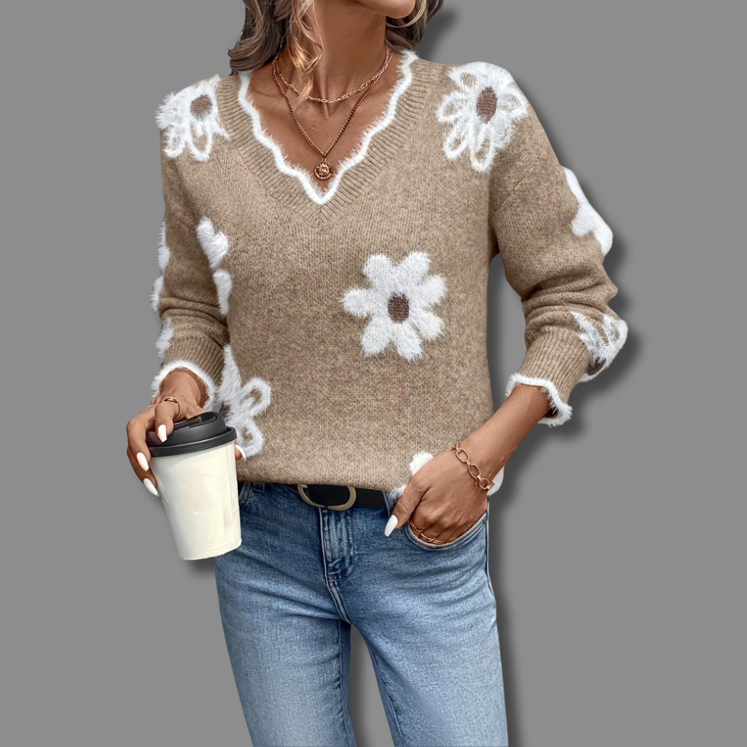 Thea – V-neck Sweater