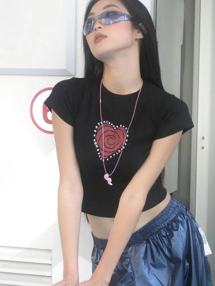 Short Sleeve Gothic Graphic T-shirt