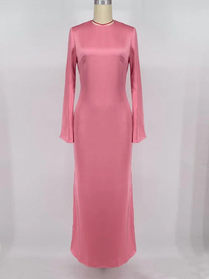 Autumn Long Sleeve Party Maxi Dress