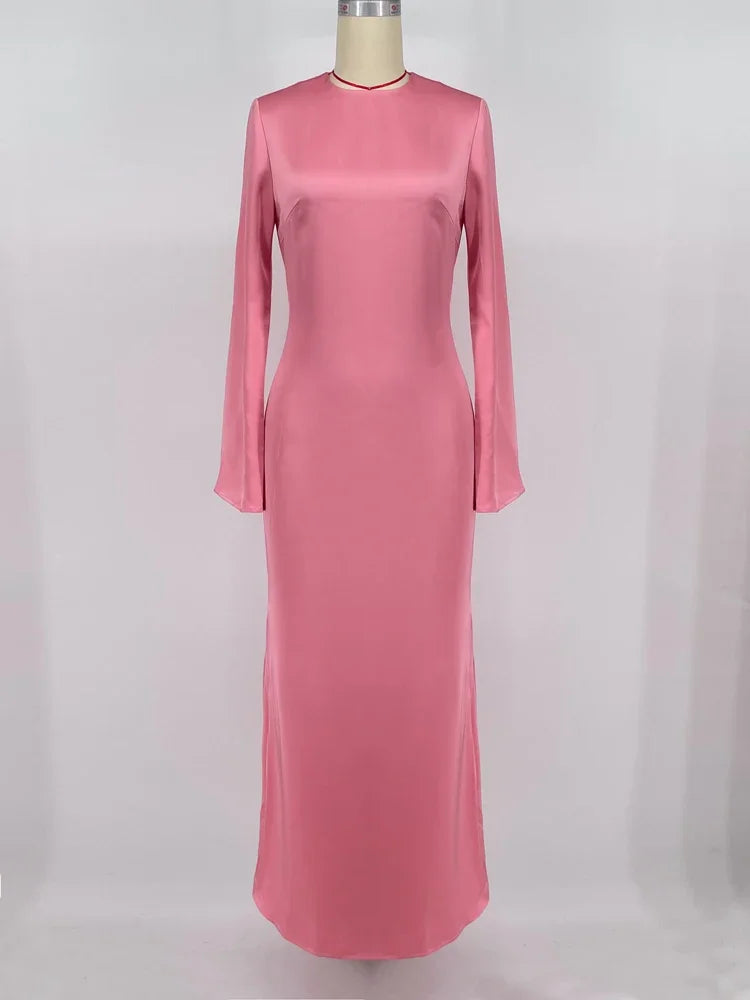 Autumn Long Sleeve Party Maxi Dress