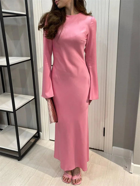 Autumn Long Sleeve Party Maxi Dress