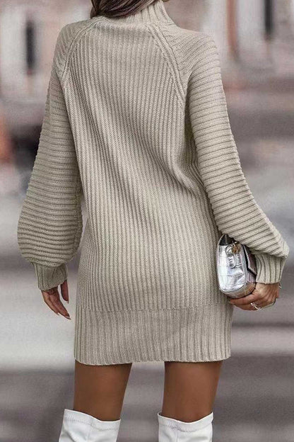 Turtleneck Sweater Dress