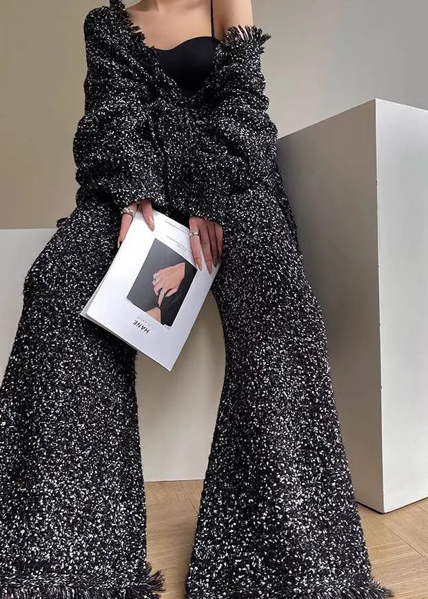 Tasseled Tops and Pants Two Pieces Set Fall
