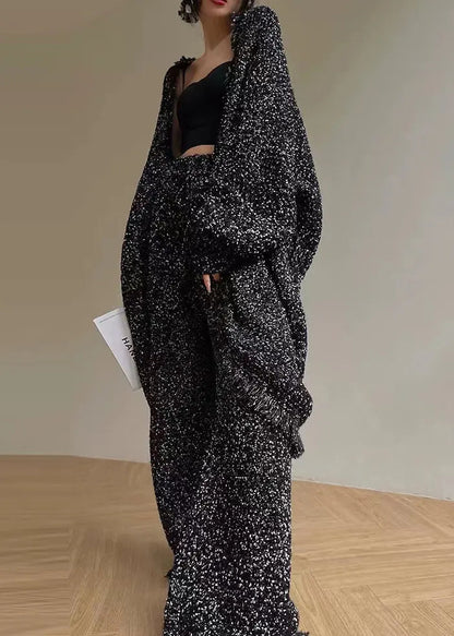 Tasseled Tops and Pants Two Pieces Set Fall