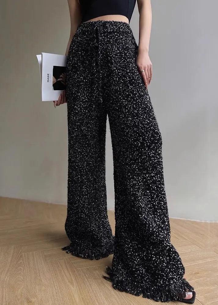 Tasseled Tops and Pants Two Pieces Set Fall