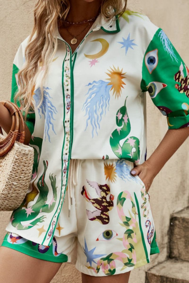Ottilia Shirt & Shorts Set