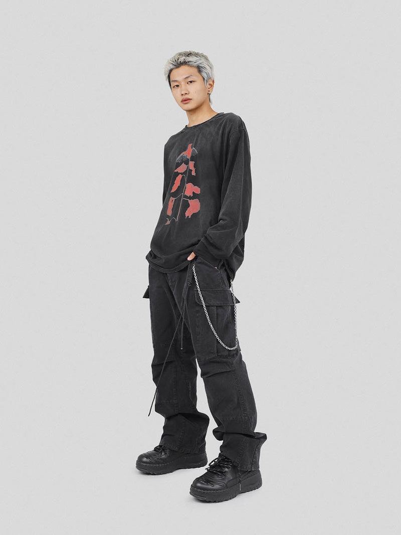 Bird Plant Graphic Sweatshirt