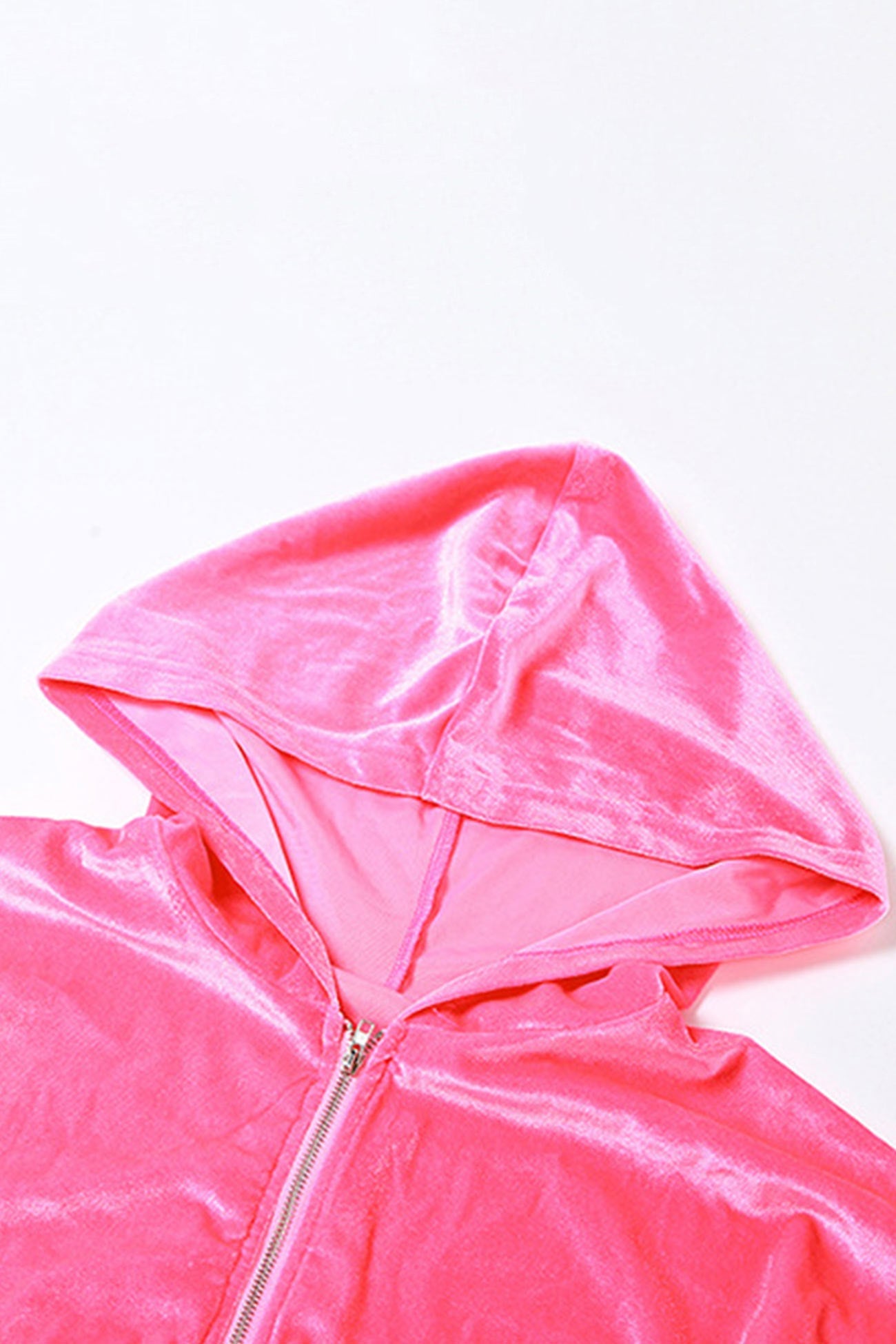 Velvet Tie-back Vest Hoodie Three-piece Pants Suits