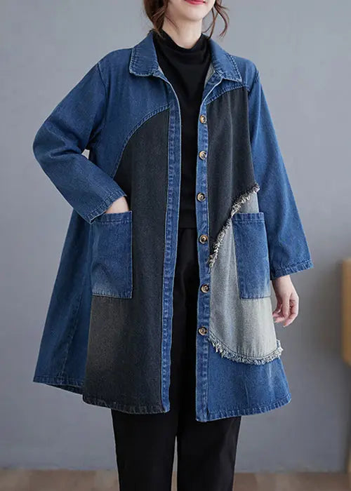 Denim Trench Coat Fall