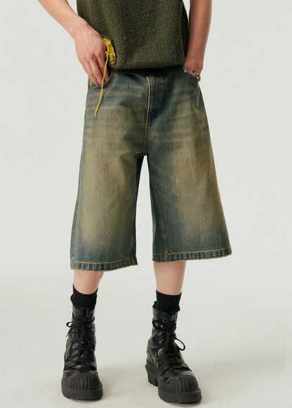 Blue Pockets High Waist Denim Shorts Summer Yl013
