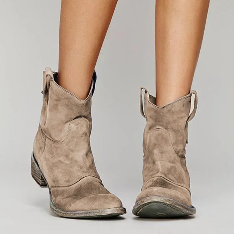 Trina - Retro Ankle Boots