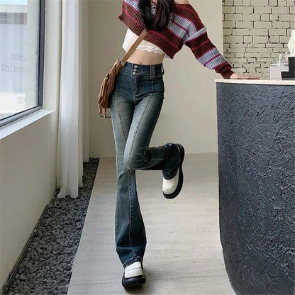 Harajuku Stretch Trousers Denim Pants