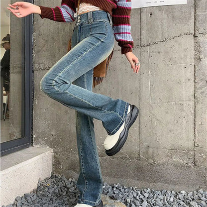 Harajuku Stretch Trousers Denim Pants