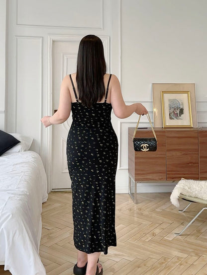 Slip Dress Plus-size No Cardigan