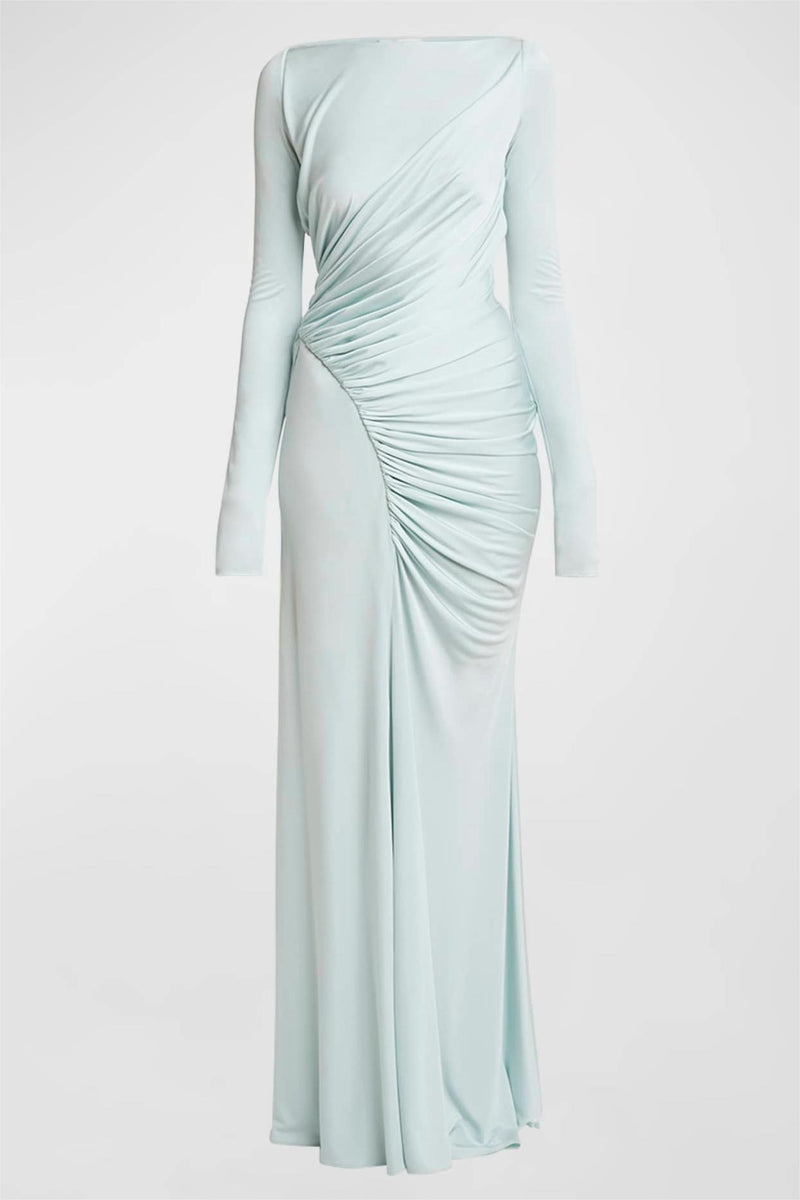Knit Long Sleeve Maxi Dress