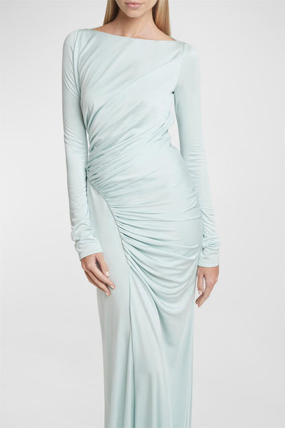 Knit Long Sleeve Maxi Dress