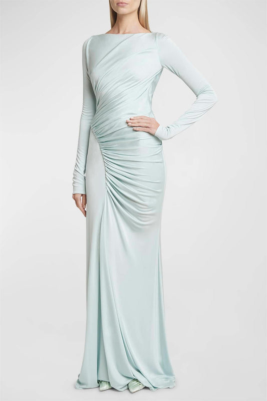 Knit Long Sleeve Maxi Dress