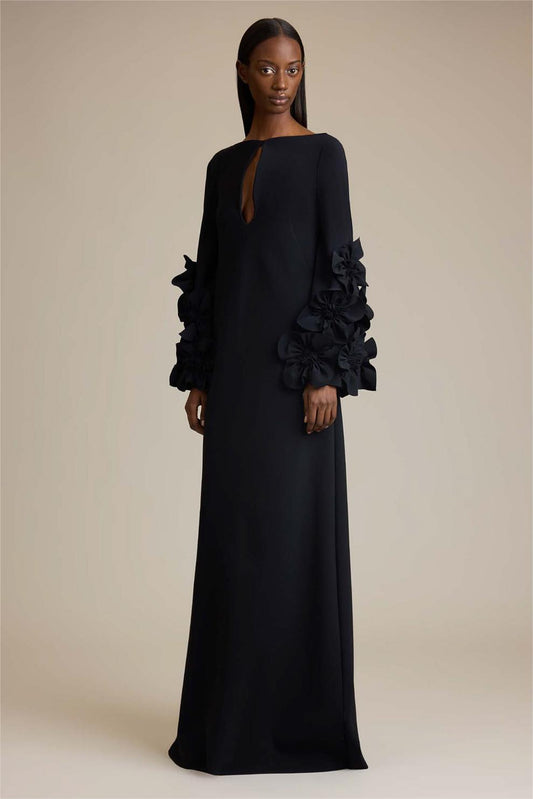 3d Cut-out Maxi Dress