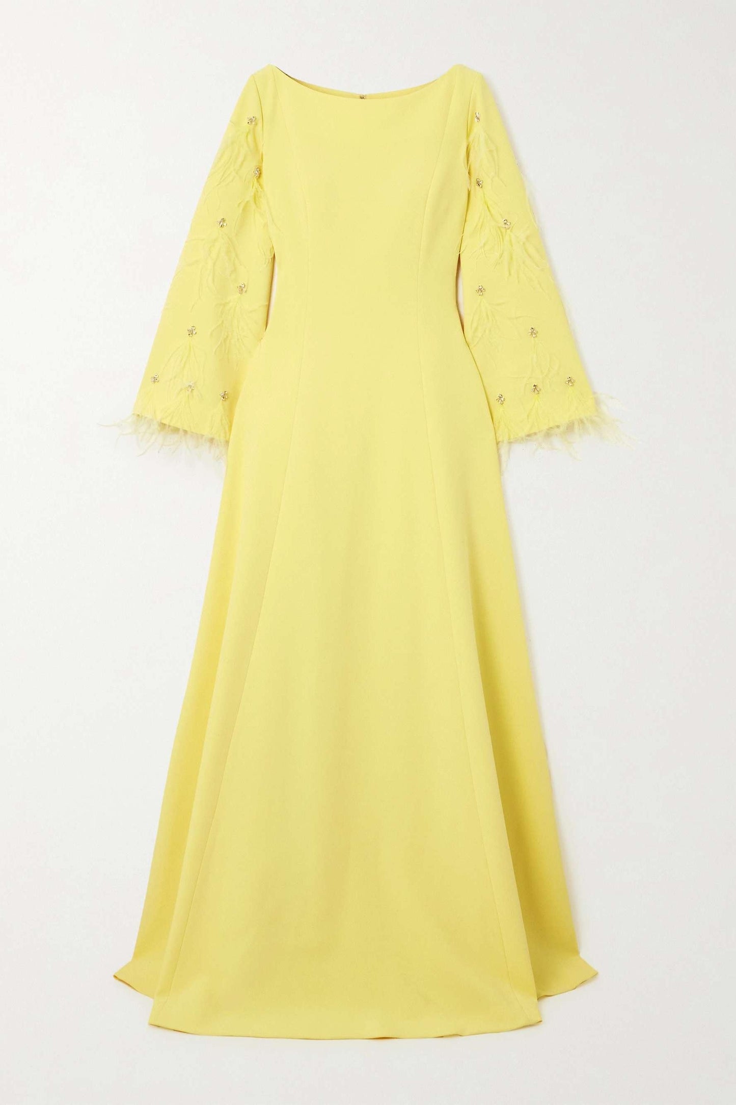 Satin Rhinestone Maxi Dress