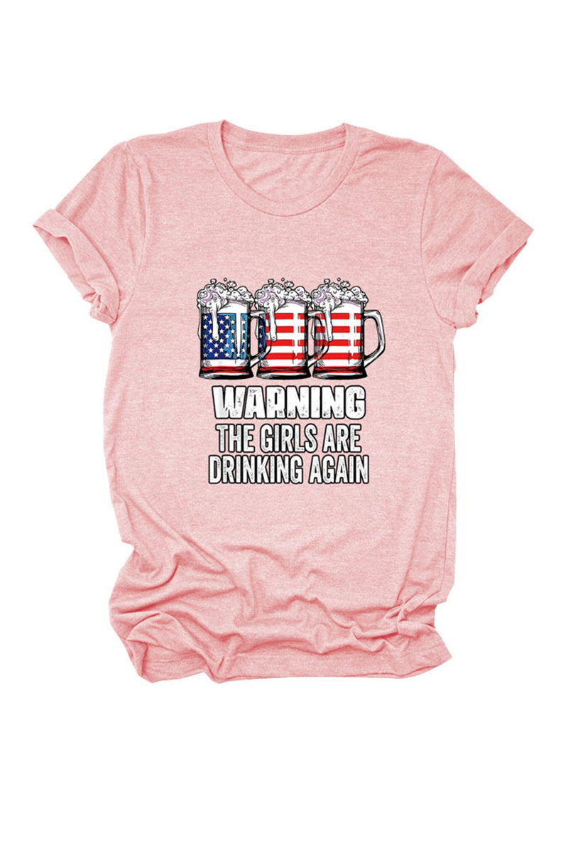 Warning the Are Printed T-shirt