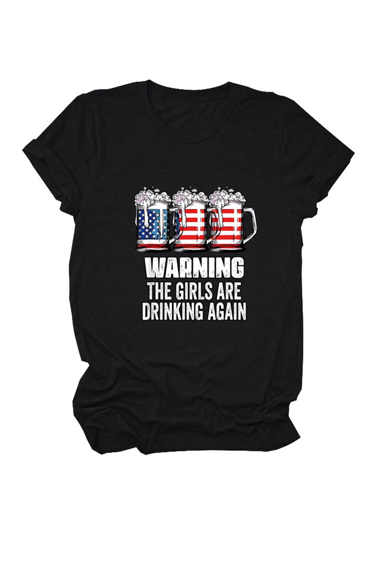 Warning the Are Printed T-shirt