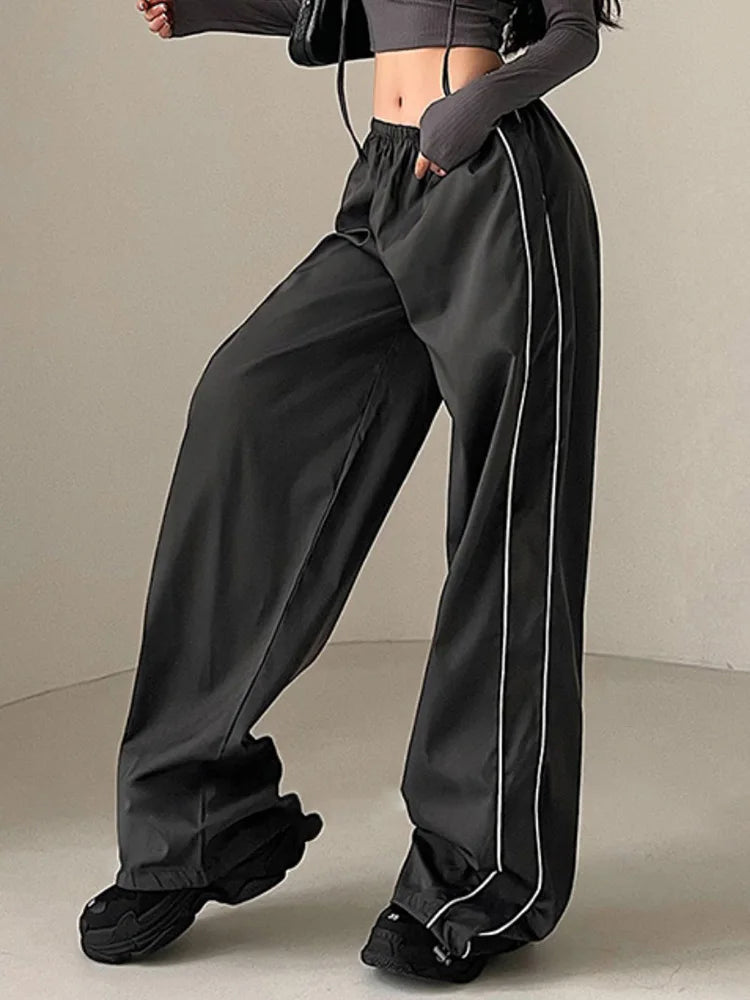 Baggy Basic Black Jogging Sweatpants