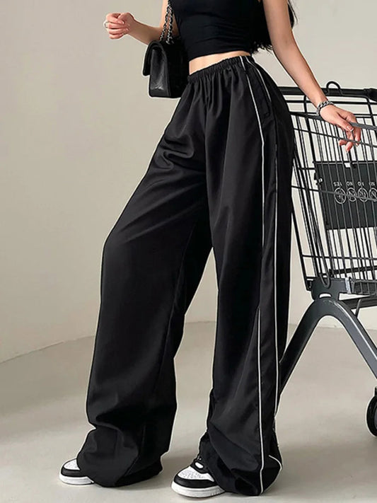 Baggy Basic Black Jogging Sweatpants