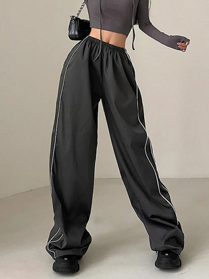 Baggy Basic Black Jogging Sweatpants