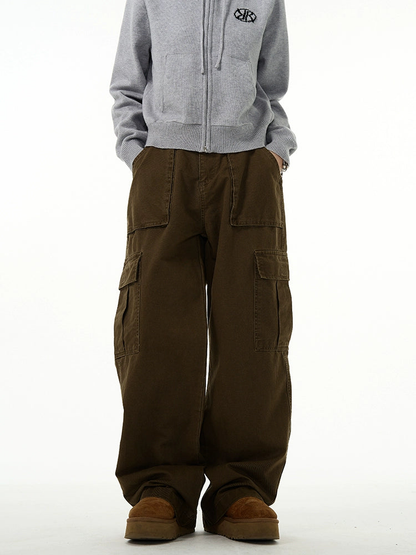 Versatile Wide Leg Workwear Pants
