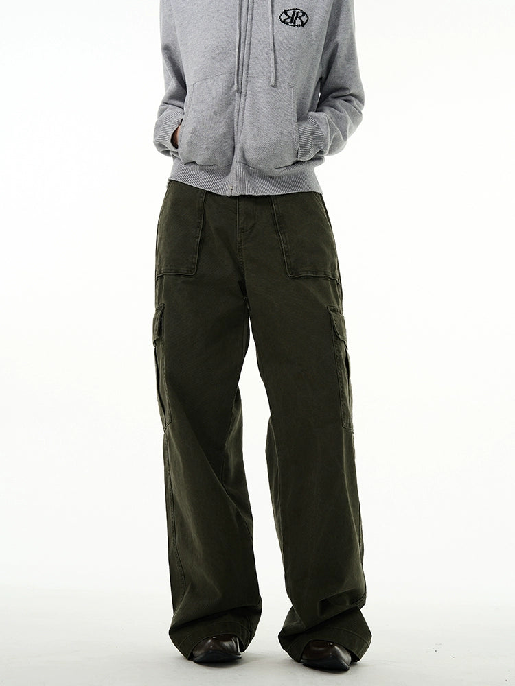 Versatile Wide Leg Workwear Pants