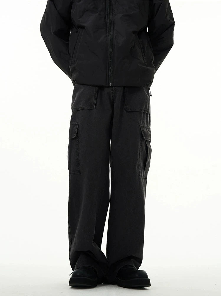 Versatile Wide Leg Workwear Pants
