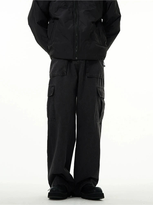 Versatile Wide Leg Workwear Pants