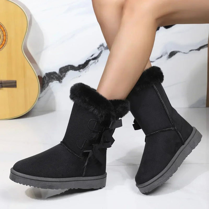 Low-top Warm Fur Non-slip Super Mini Short Snow Boot