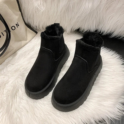 New Warm Rubber Thick Sole Comfortable Snow Boot
