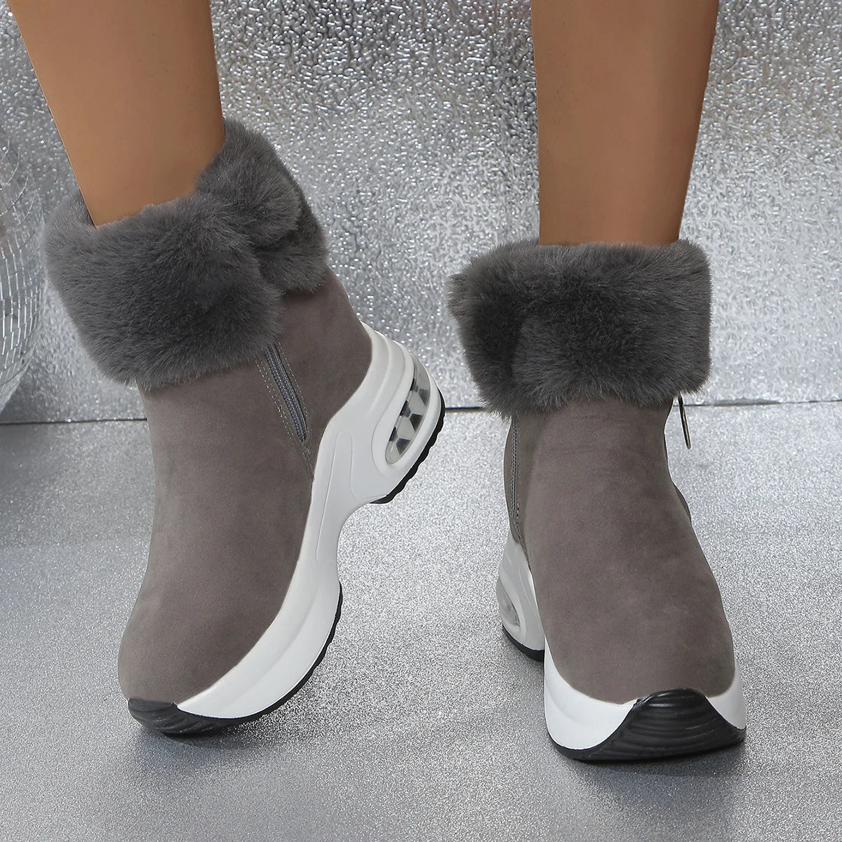 Warm Comfortable Platform Lightweight Snow Boot