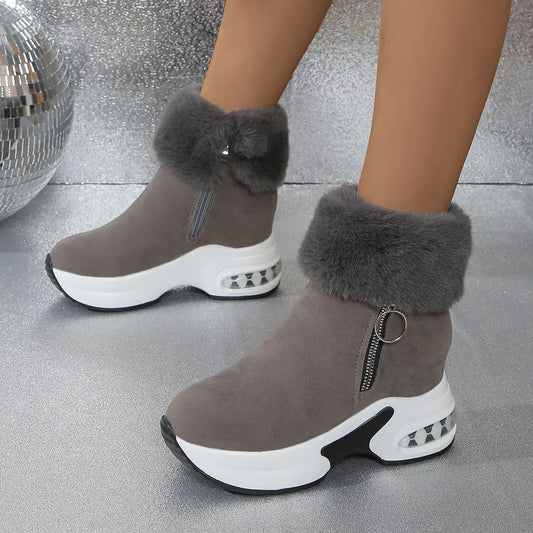 Winter Boots New Warm Comfortable Platform Snow Boots Lightweight Causal Shoes for Zapatos De Mujer