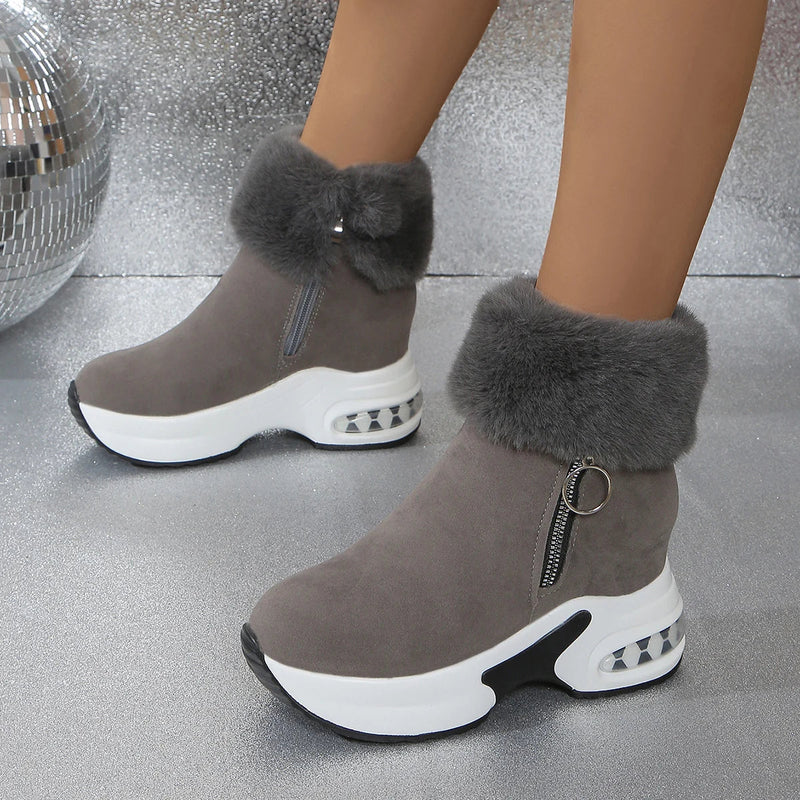 Winter Boots New Warm Comfortable Platform Snow Boots Lightweight Causal Shoes for Zapatos De Mujer