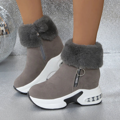 Winter Boots New Warm Comfortable Platform Snow Boots Lightweight Causal Shoes for Zapatos De Mujer