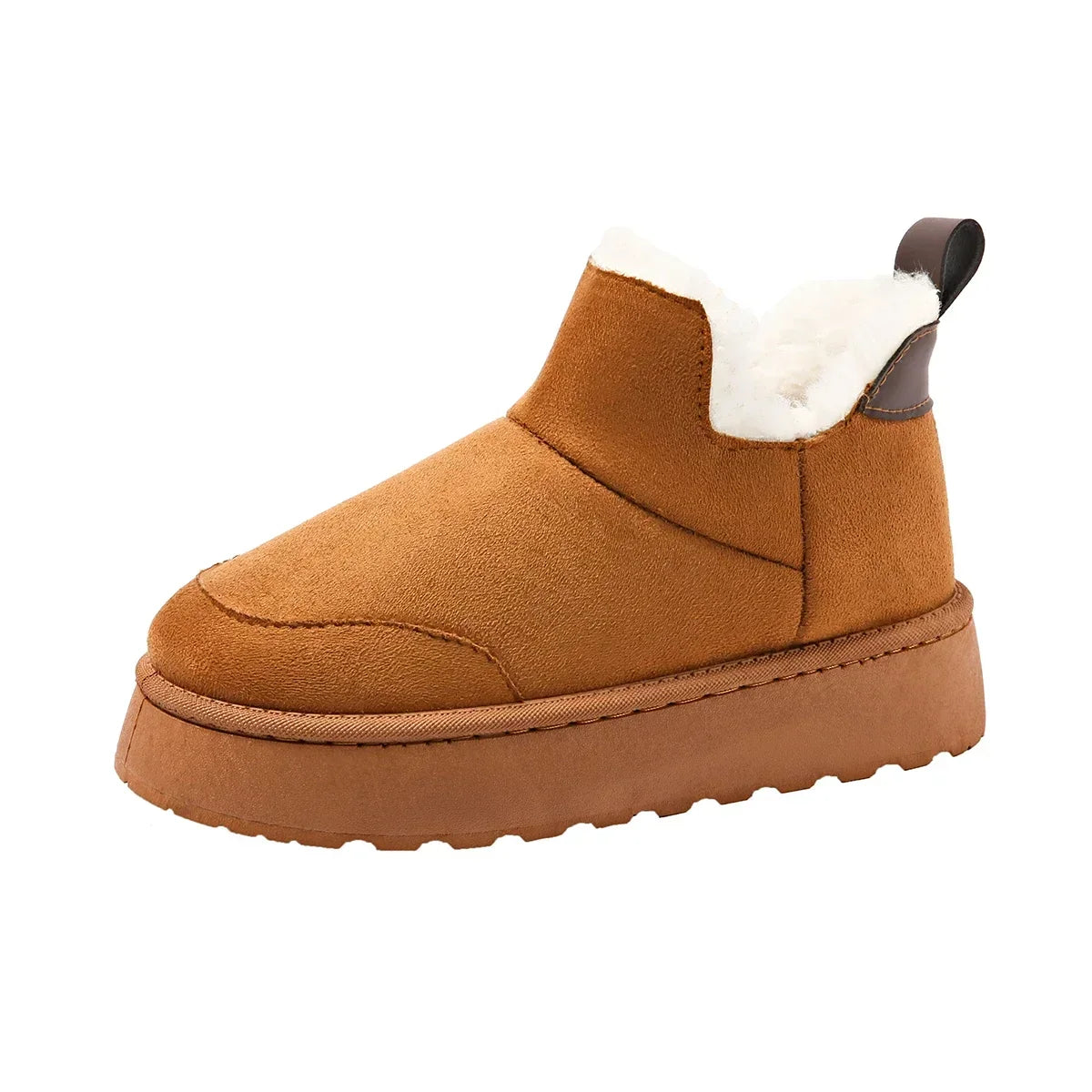 Winter Fur Snow Boots Low-top Warm Fur Shoes and Winter Short Boots Super Mini Outer Wear Non-slip